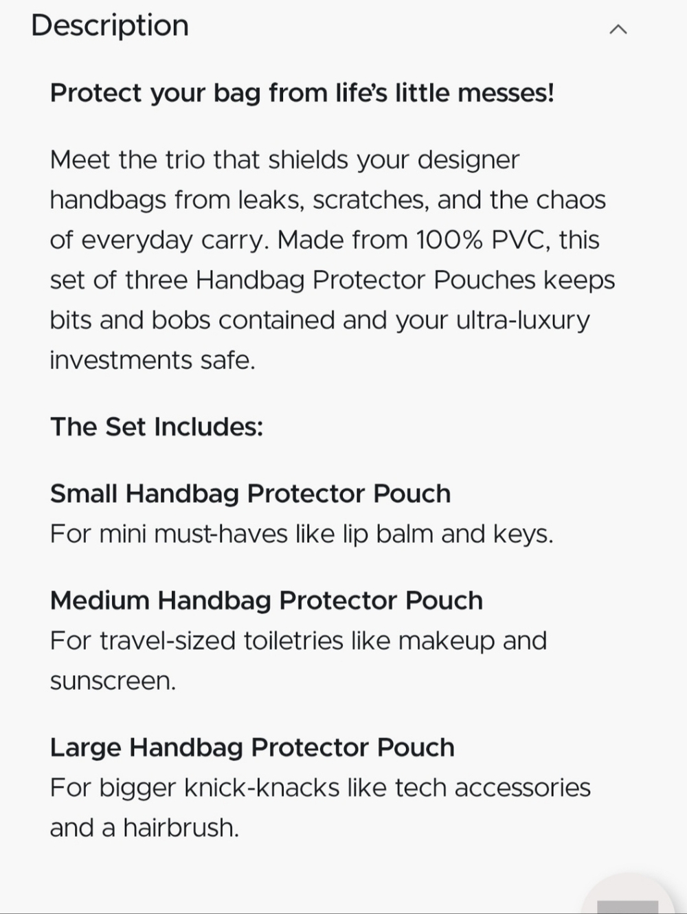 Handbag Protector Kit - Picture 4 of 4